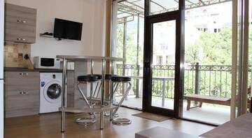 Фото номера Апартаменты с 1 спальней Апартаменты Apartmens Apart-hotel Vorontsovsky г. Кореиз 8